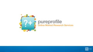 pureprofile
Online Market Research Services
 