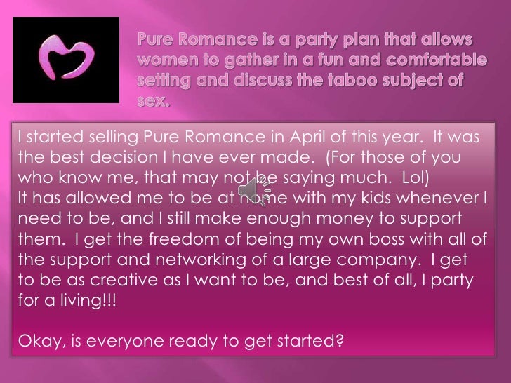 pure romance by shirley online party plan a party online