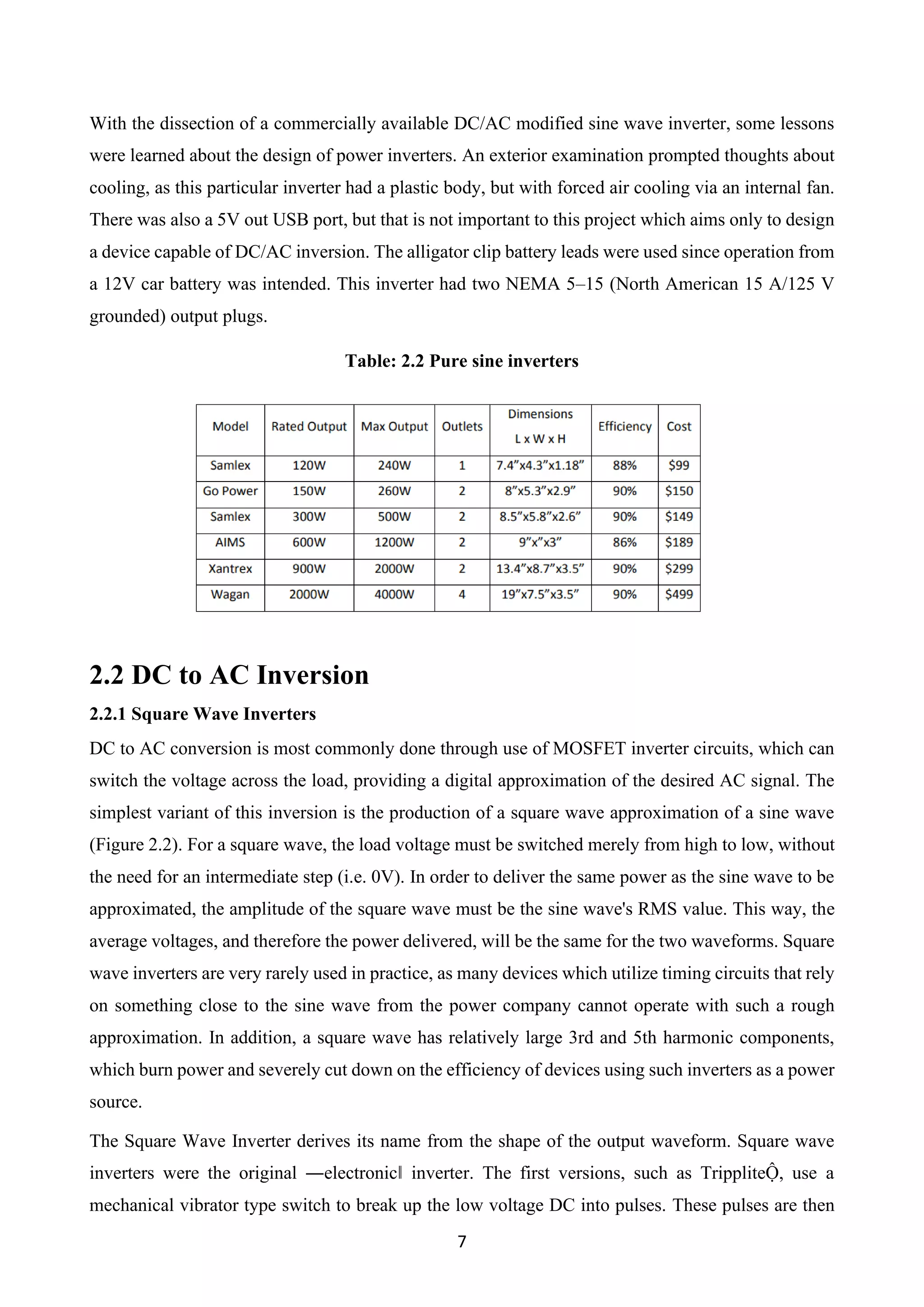 Design and Development of 1000W pure sine wave inverter using EGS002
