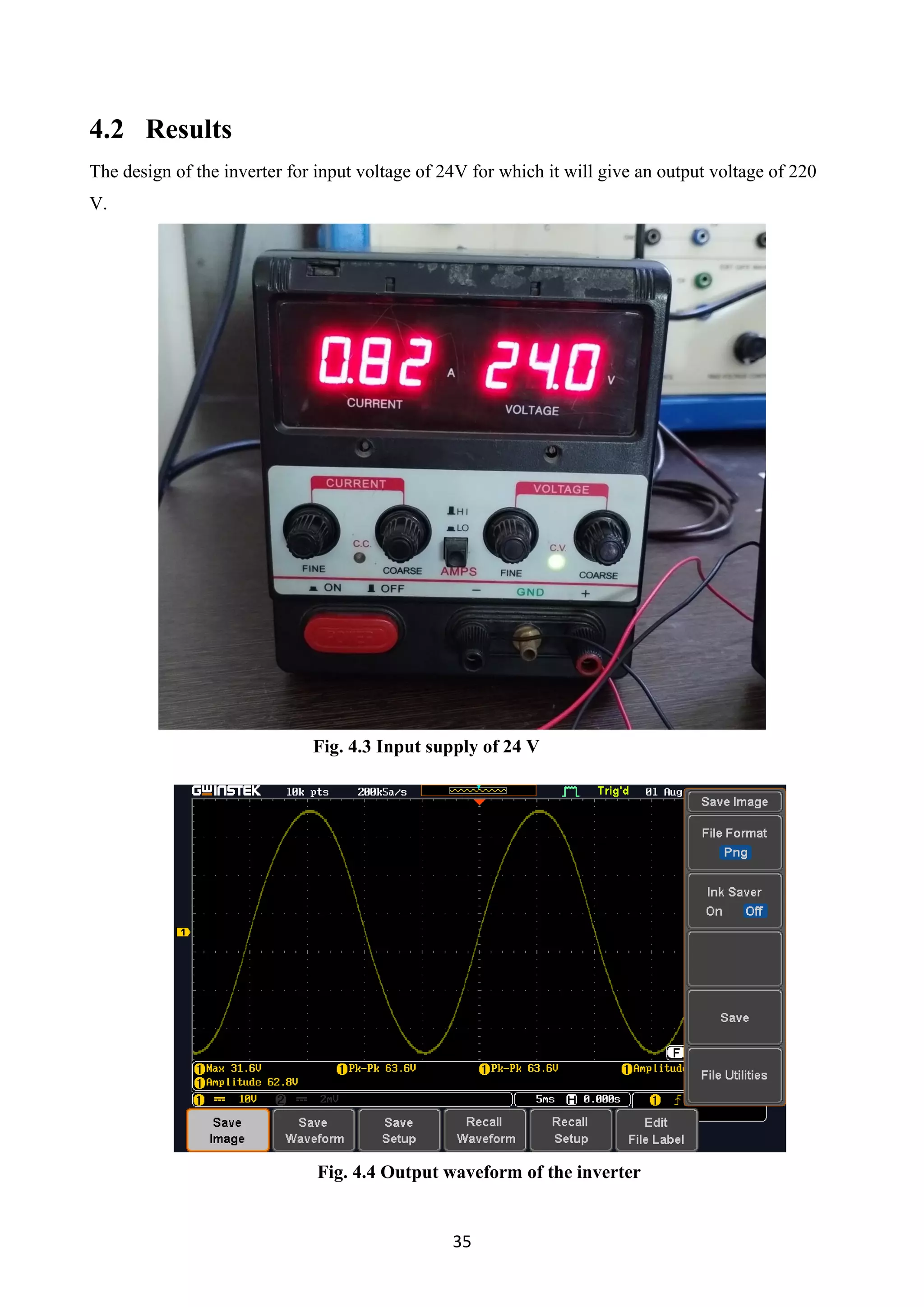 Design and Development of 1000W pure sine wave inverter using EGS002