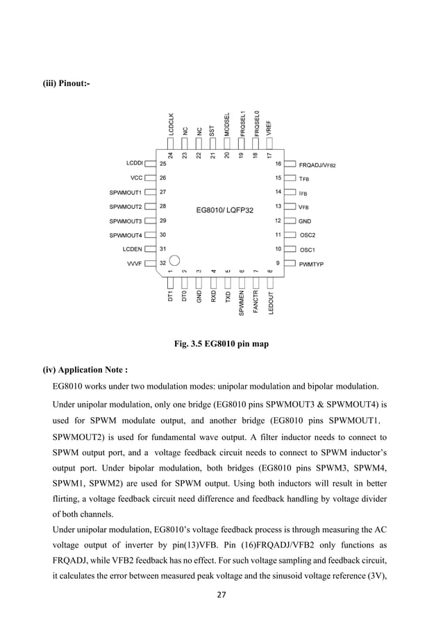 Design and Development of 1000W pure sine wave inverter using EGS002