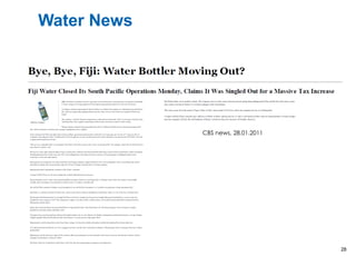 Water News  CBS news, 28.01.2011 