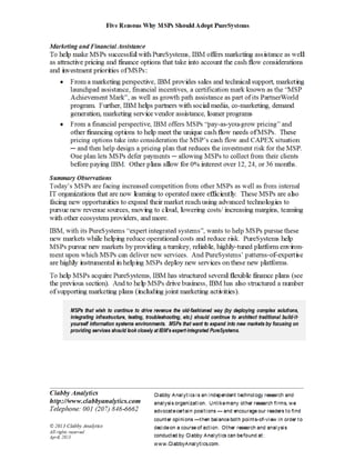 5 Reasons Why MSPs Should Adopt IBM PureSystems