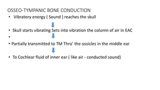 PURE TONE AUDIOMETRY for assesment of hearing | PPTX