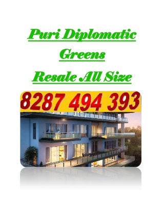 Puri Diplomatic
Greens
Resale All Size

 