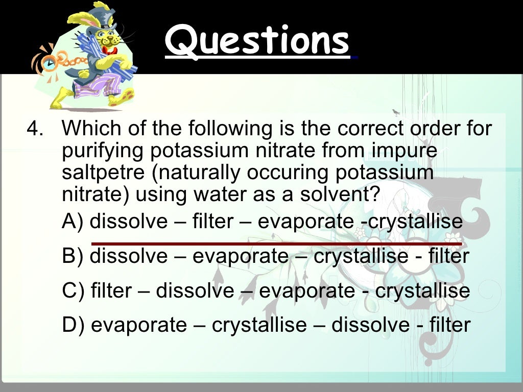 Purification Of Substances 1