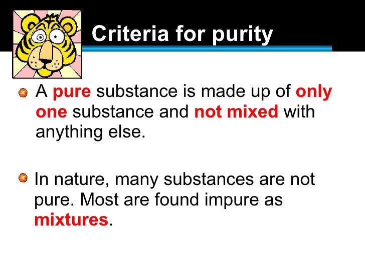 Purification Of Substances 1