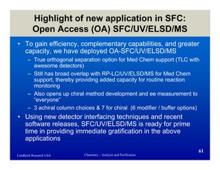 Sfc Routine Purification process speed-and efficiency-Hayward-etal | PDF