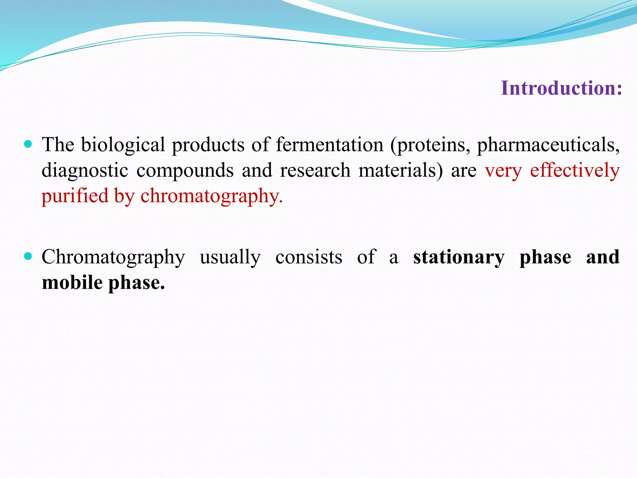 Purification by chromatography and formulation