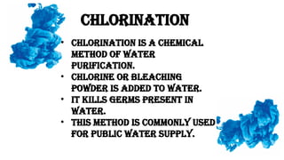Purification Of Water for class 8 students | PPTX