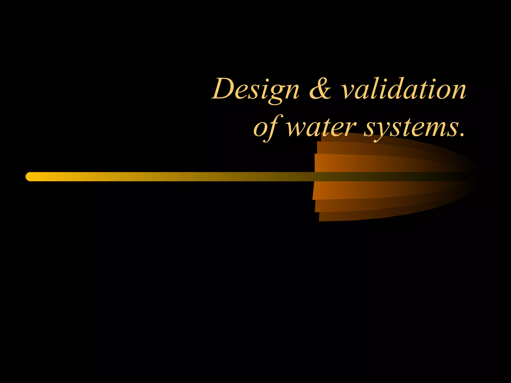 Purified Water System in Pharmaceuticals PPT
