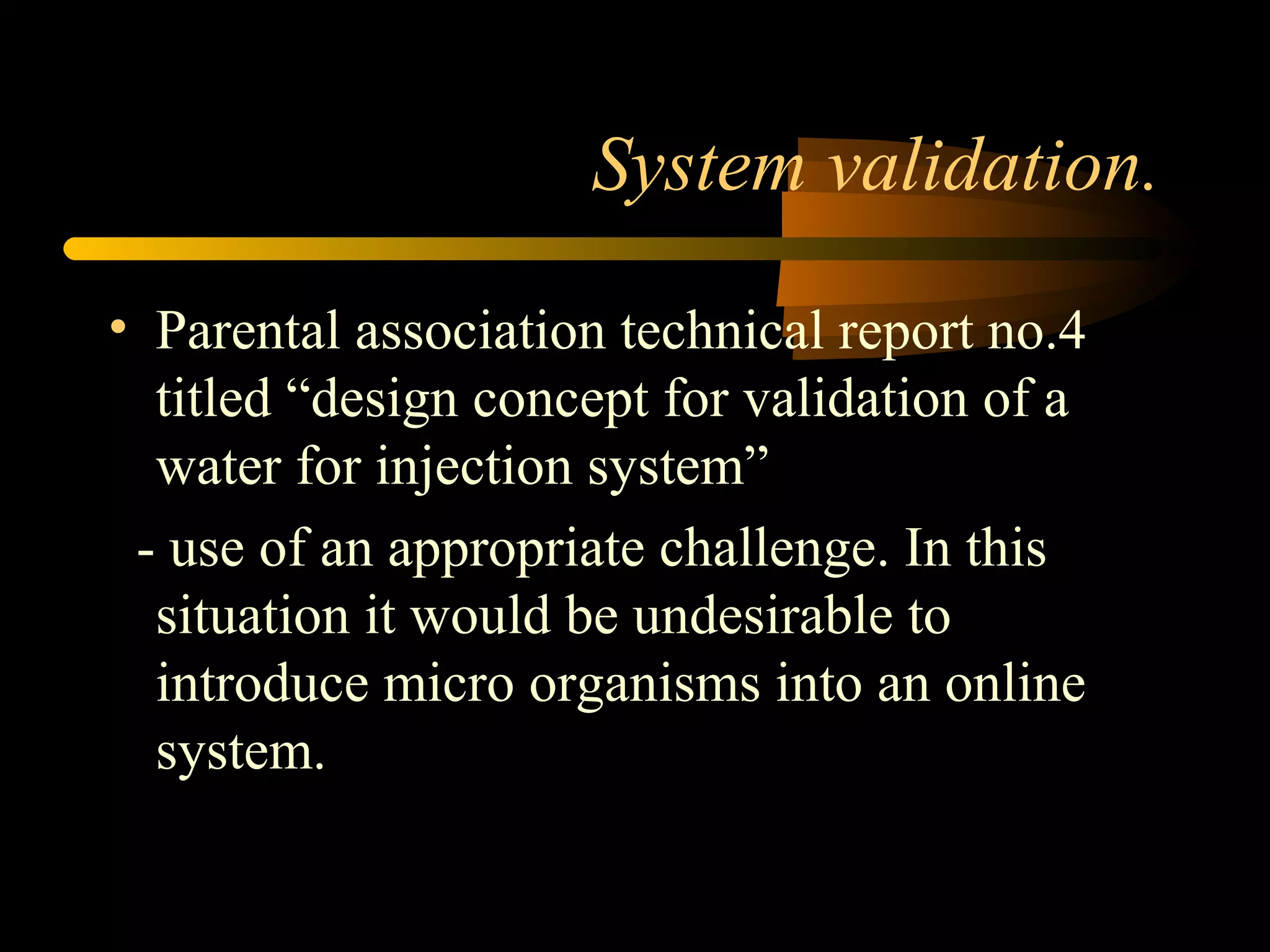 Purified Water System in Pharmaceuticals PPT