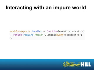 Interacting with an impure world
 