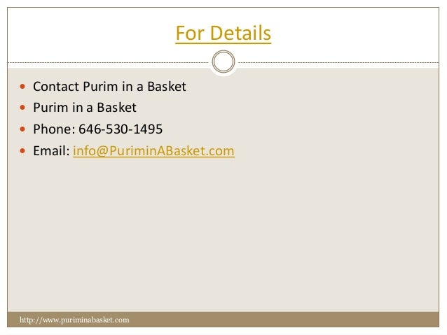 Purim Discount