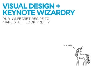 Purin's Guide to Visual Design and Keynote Wizardry