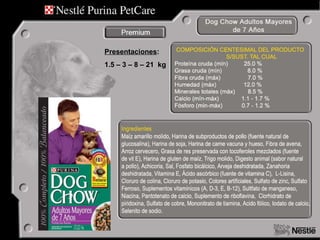 Presentaciones : 1.5 – 3 – 8 – 21  kg 