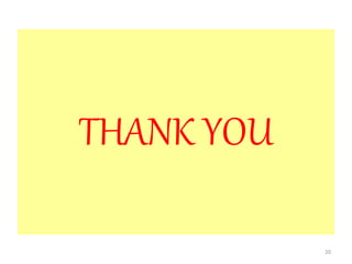 THANK YOU
20
 