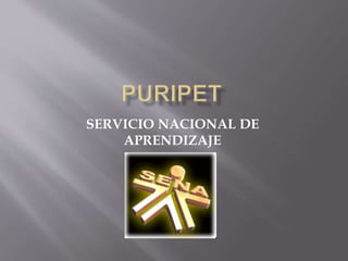 SERVICIO NACIONAL DE
APRENDIZAJE
 