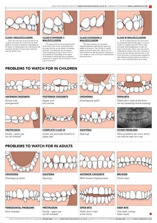 Tooth Case Classification Purley orthodontics newsletter smile news | PDF