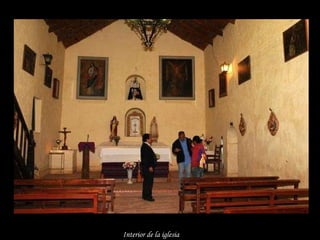 Interior de la iglesia  