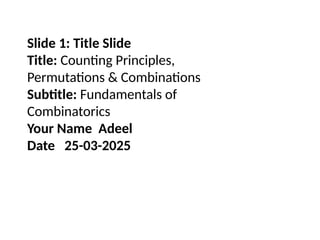 Subtitle Counting Fundamental of counting andPurmutaion.pptx