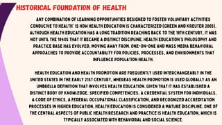 Foundation of physical education and health | PDF