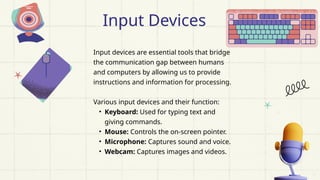 Computer Fundamental for Grade 1 kids. Basic knowledge | PPTX