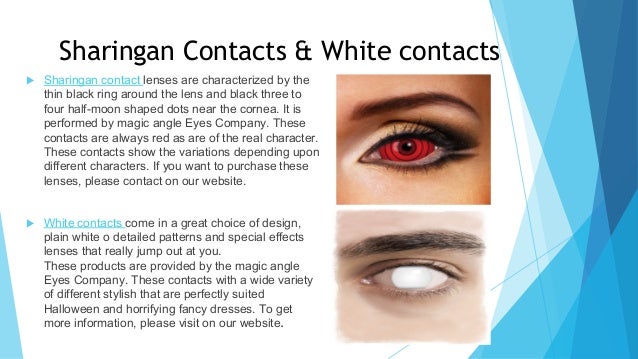 black contact lenses