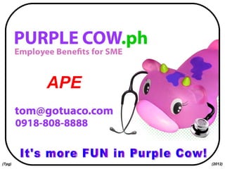 It's more FUN in Purple Cow! (2012) (7pg) APE 