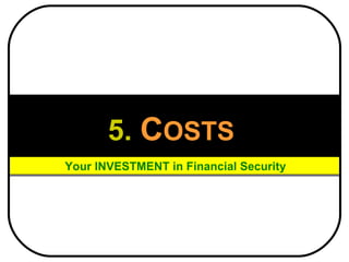 5.   C OSTS   Your INVESTMENT in Financial Security 