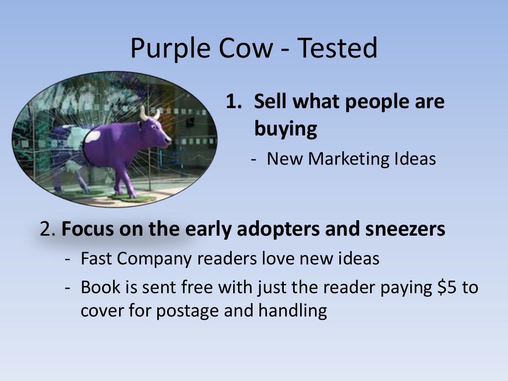Purple Cow Summary