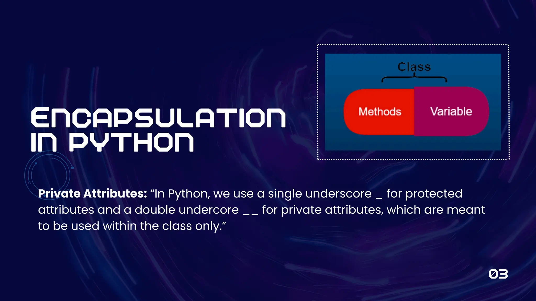 Encapsulation in Python - What encapsulation actually means | .pdf