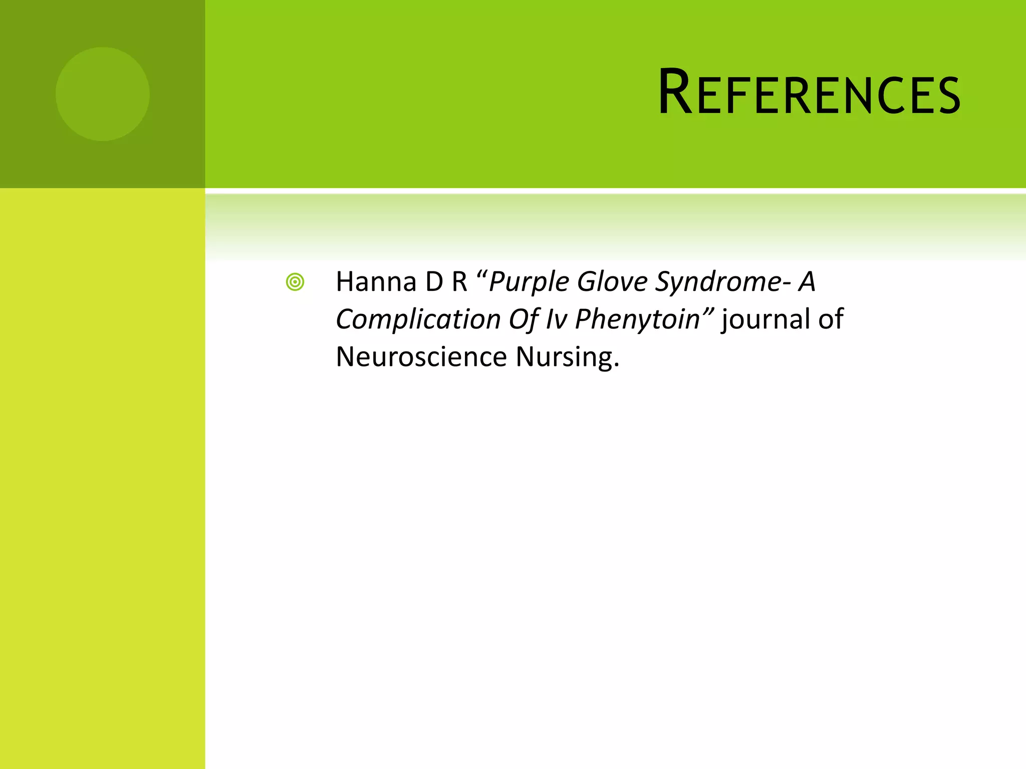 Purple glove syndrome | PPTX