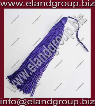 Purple graduation cap tassel