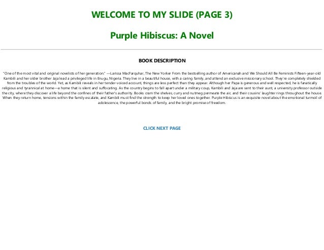Purple Hibiscus Book Pdf Purple Hibiscus Book Pdf