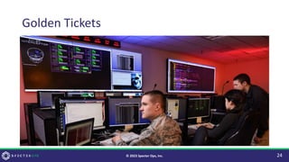 Golden Tickets
24
© 2023 Specter Ops, Inc.
 