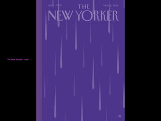 The New Yorker’s cover
 