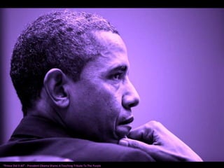 "Prince Did It All" - President Obama Shares A Touching Tribute To The Purple
 