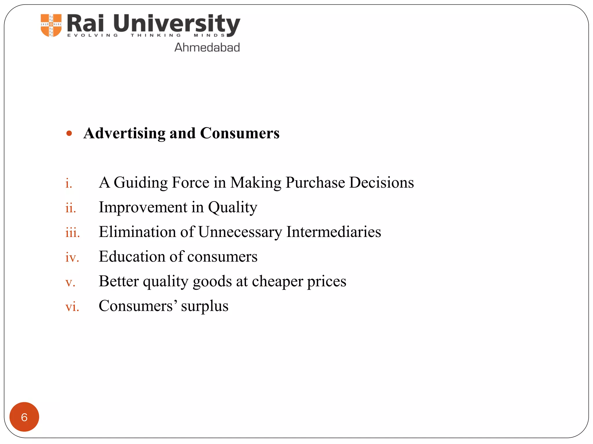 Purpose and objective of advertising, advantages and disadvantages ...
