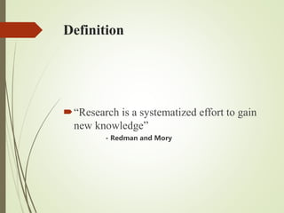 Purpose and scope of research in mathematics education | PPTX
