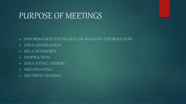 purpose-of-meetings