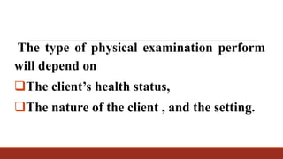 Purpose of physical examination | PPT