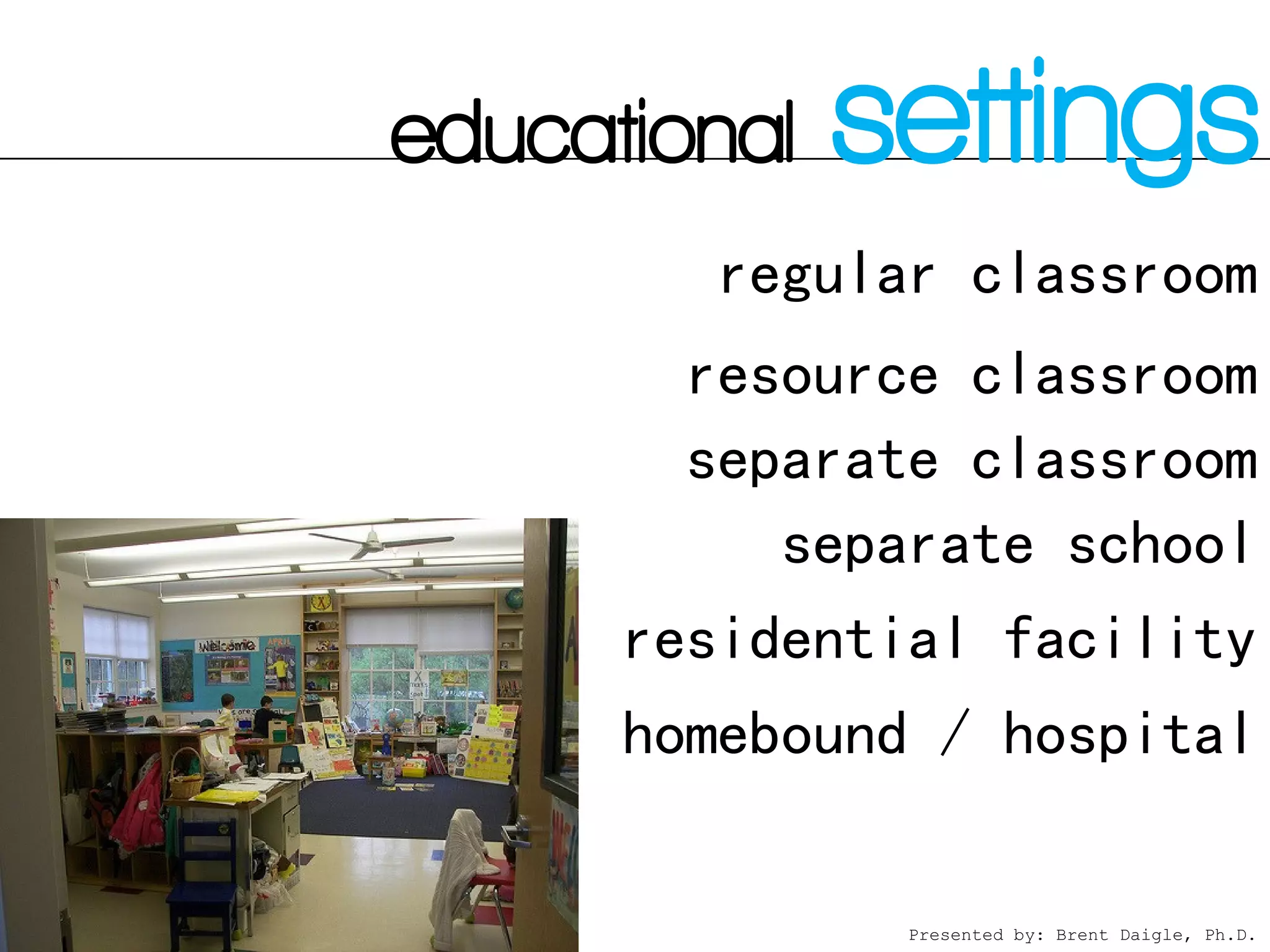 Purpose & Promise Of Special Education