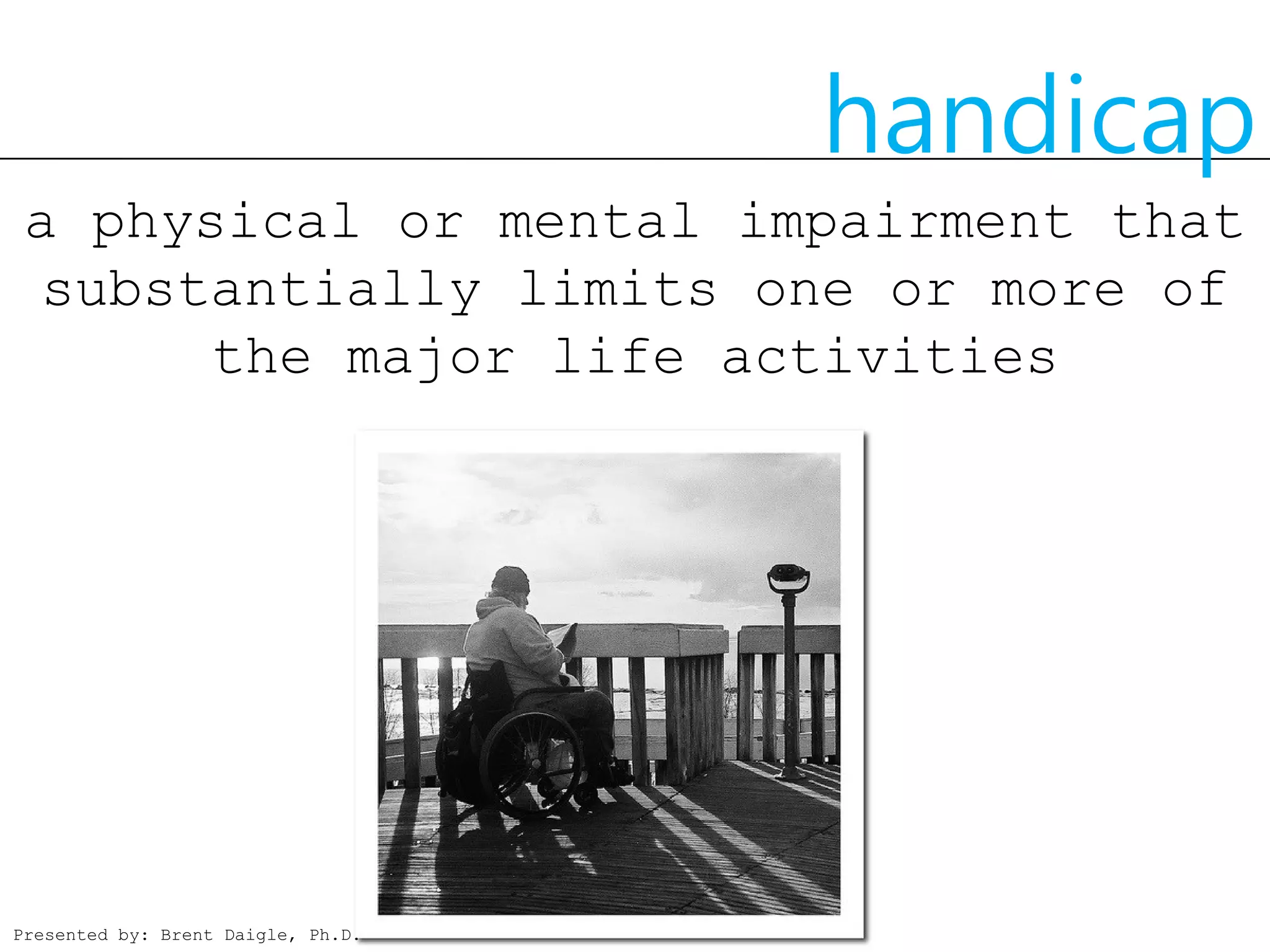 Purpose & Promise Of Special Education