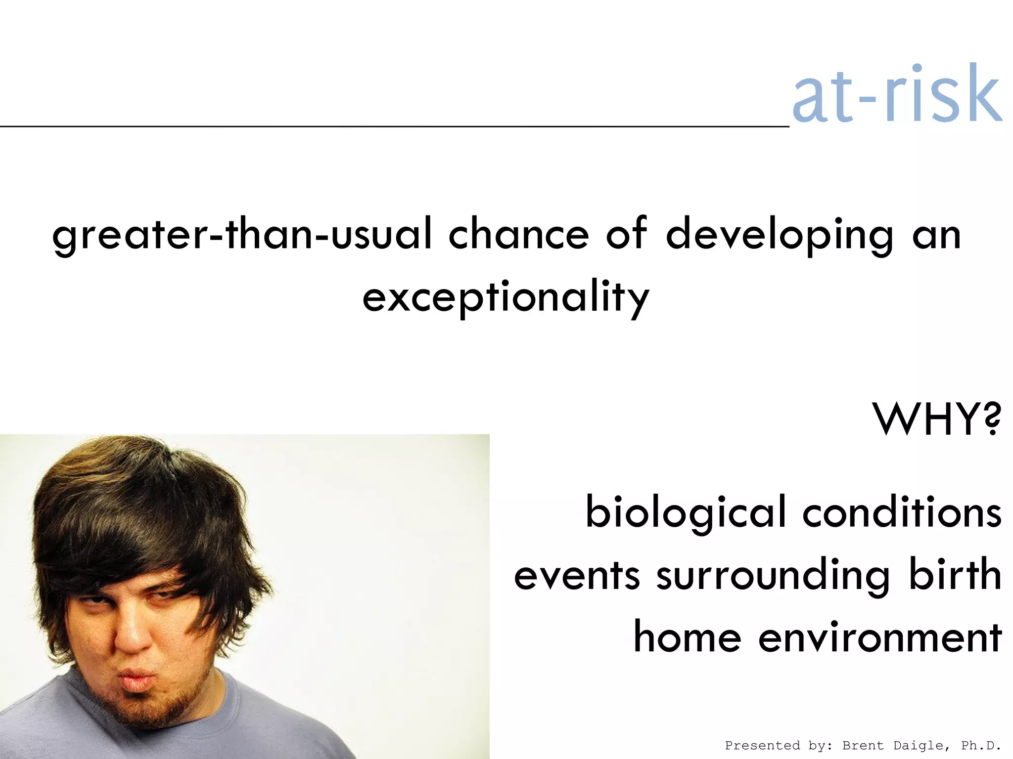 Purpose & Promise Of Special Education