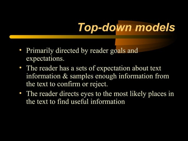 Purposes Of reading