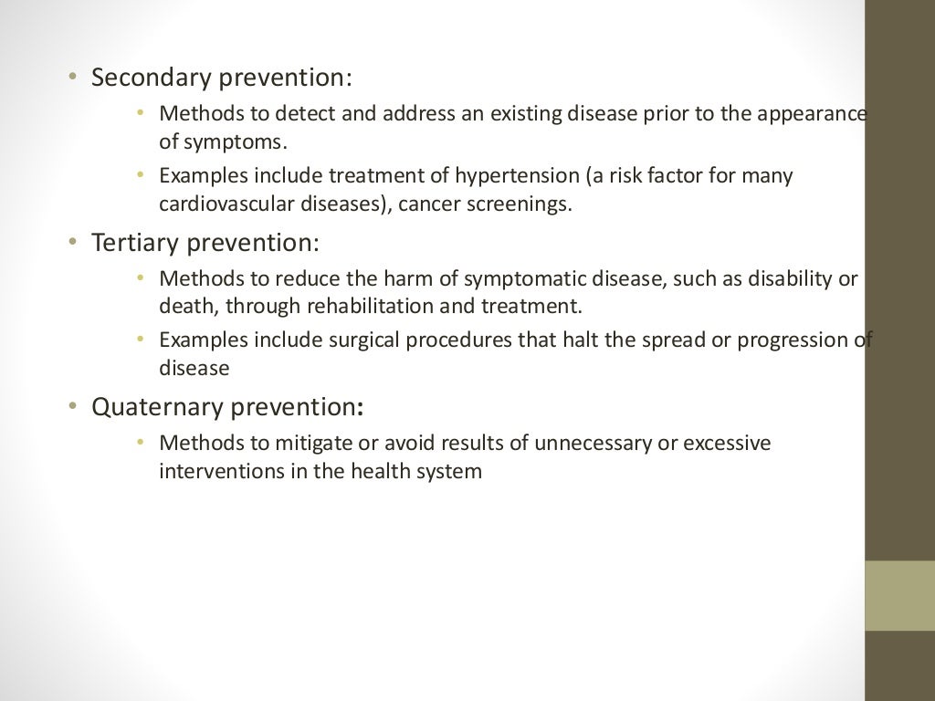 Purposes of medication