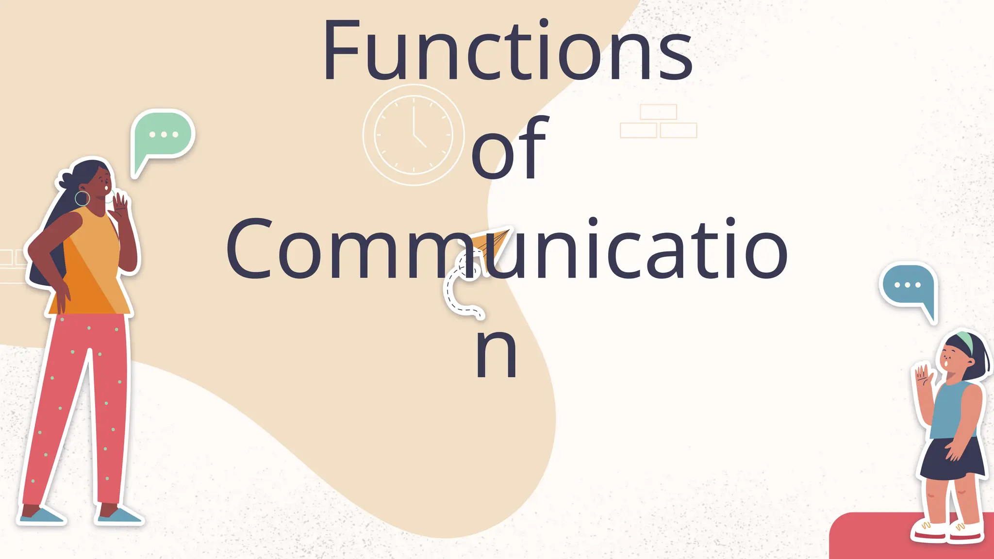 Functions
of
Communicatio
n
 