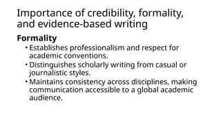 Mastering Academic Communication: Writing, Presentation, and Research ...
