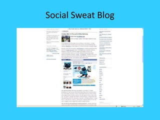 Social Sweat Blog
 
